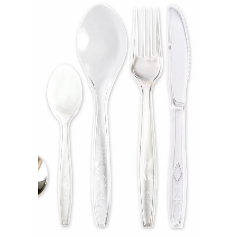 POSATE MONOUSO CRYSTAL CUCCHIAIO 10pz DINAMIK