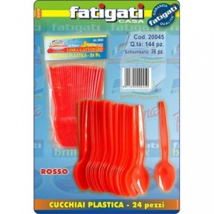 POSATE MONOUSO ROSSO...