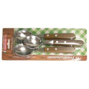 SET POSATA LEGNO CUCCHIAIO...