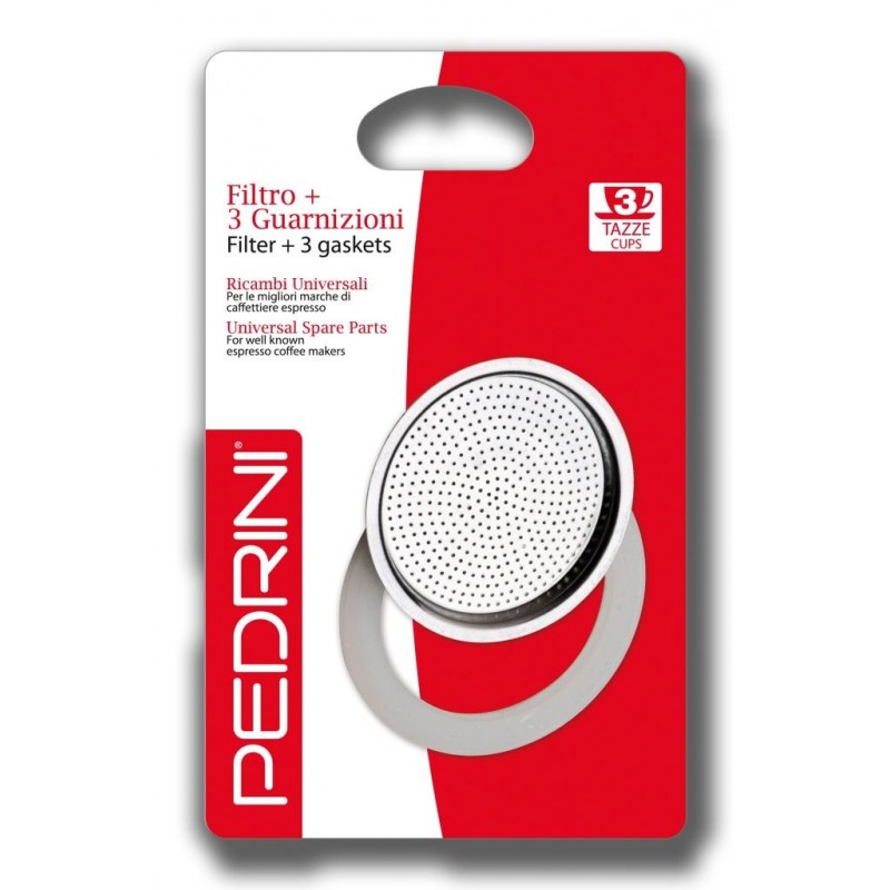 RICAMBIO CAFFETTIERA GUARNIZIONI PEDRINI 3 tz 9083RG1 SILIC