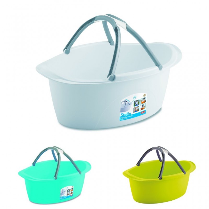 BACINELLA PLASTICA STEFANPLAST C/M STELLA OVALE 60x40cm
