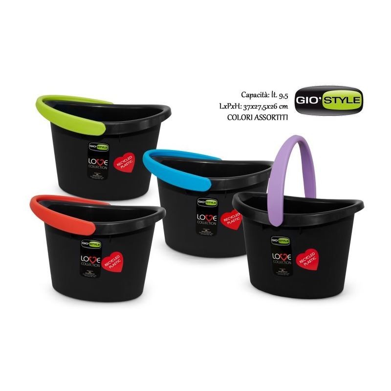 SECCHIO LOVE OVALE ANTRACITE 42471 GIO'STYLE