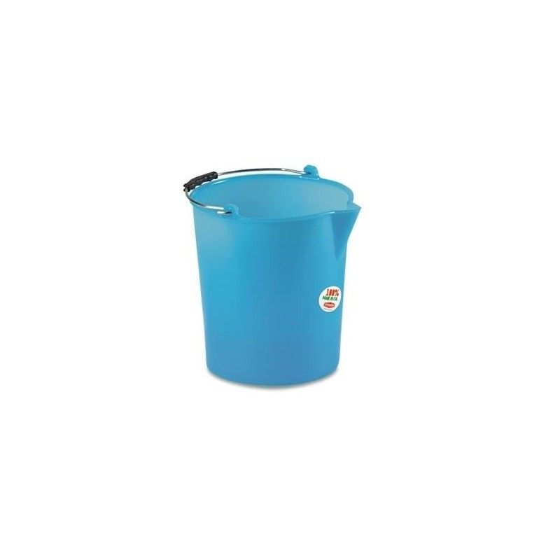 SECCHIO PLASTICA STEFANPLAST BLU 6 litri C/BECCO 24060
