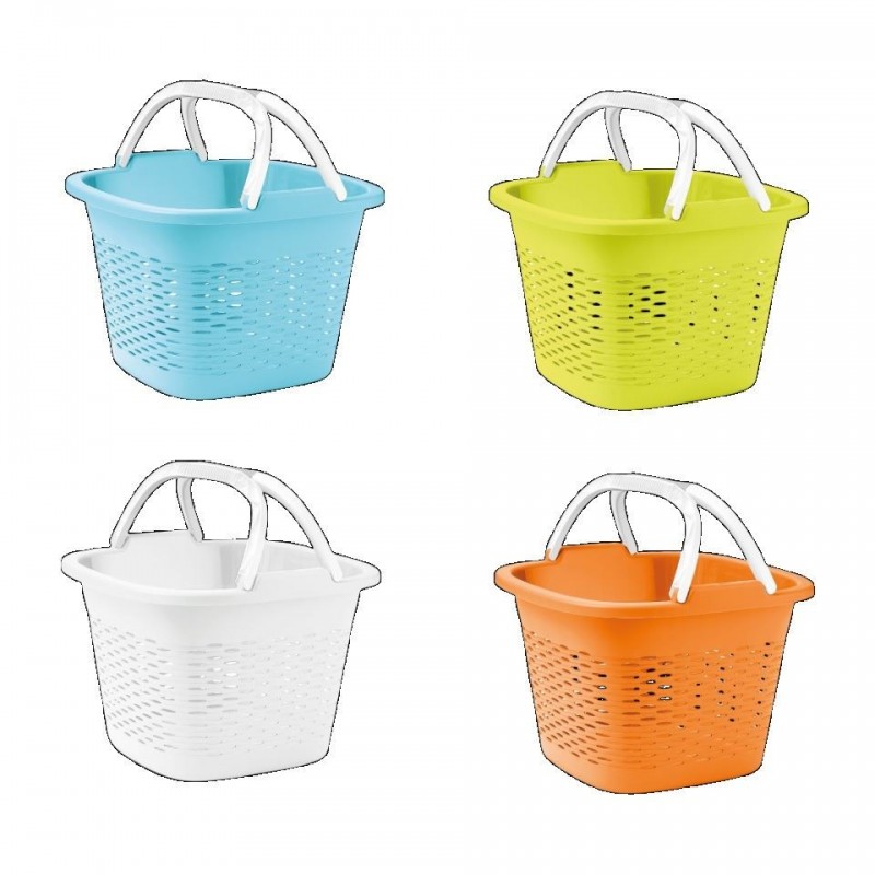 CESTA LOOP C/MANICI QUADRATA FORATA 40cm 0400AJ VECA
