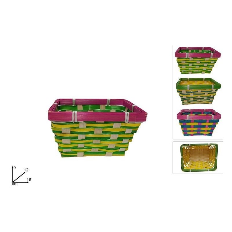 CESTINO MULTIUSO VIMINI 16x12cm H. 9cm 229188 DS