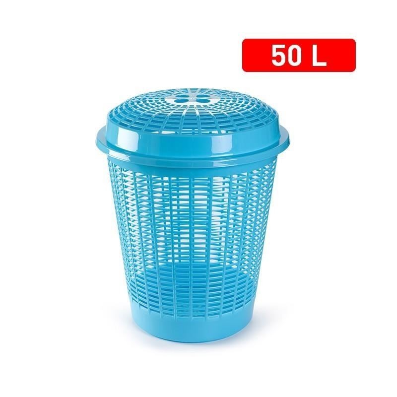 PORTABIANCHERIA CESTONE FORATO BLU CHIARO 1148940