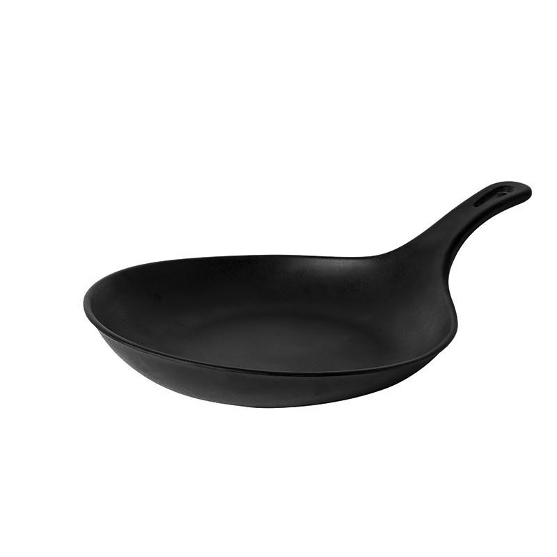 MELAMINA PIATTO PORTATA FORMA PADELLA NERO 15cm ML1096B