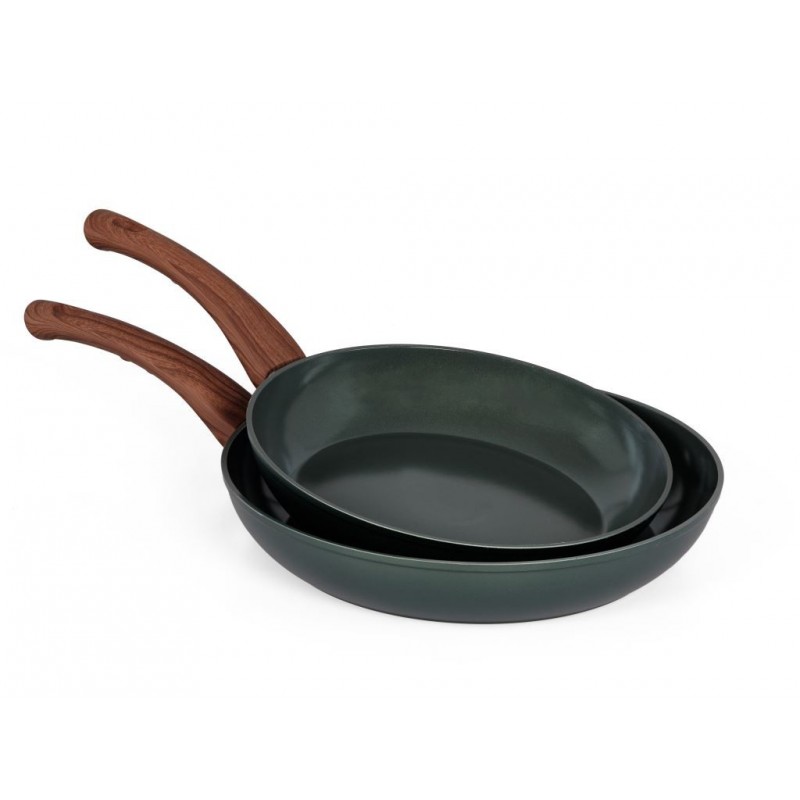 SET PADELLA DC A/2 GREENLIFE FONDO CERAMICA INDUZ. da 24+28cm