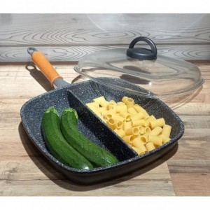 PADELLA DOPPIO SCOMPARTO...