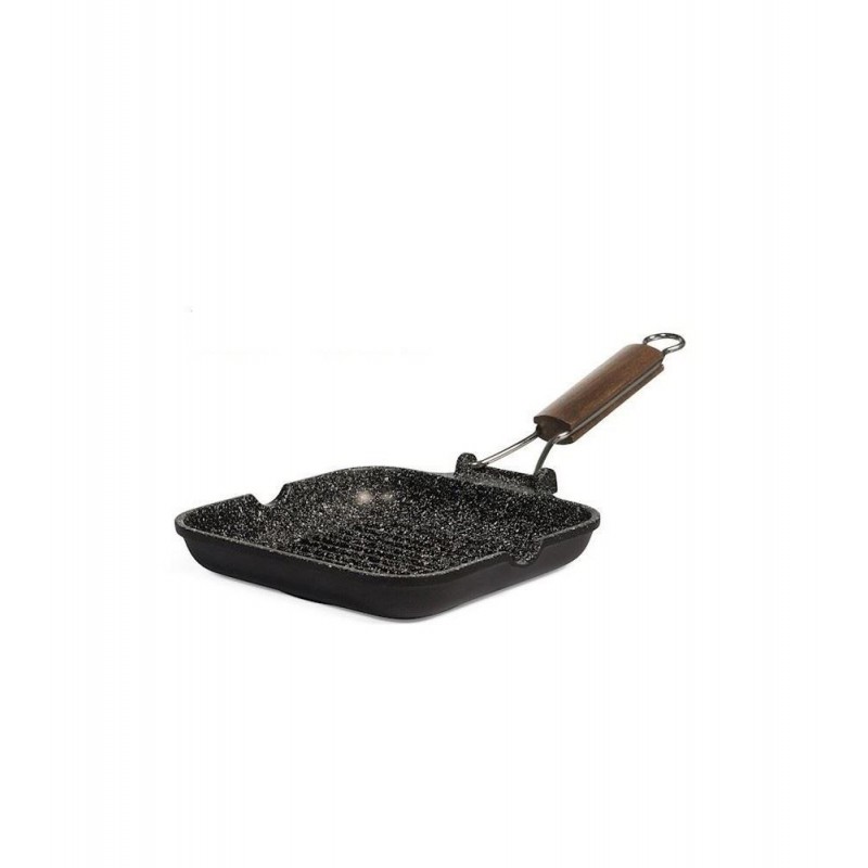 BISTECCHIERA ALLUM. DELIZIA 26x26cm 3026PS PIETRA C/DISCO