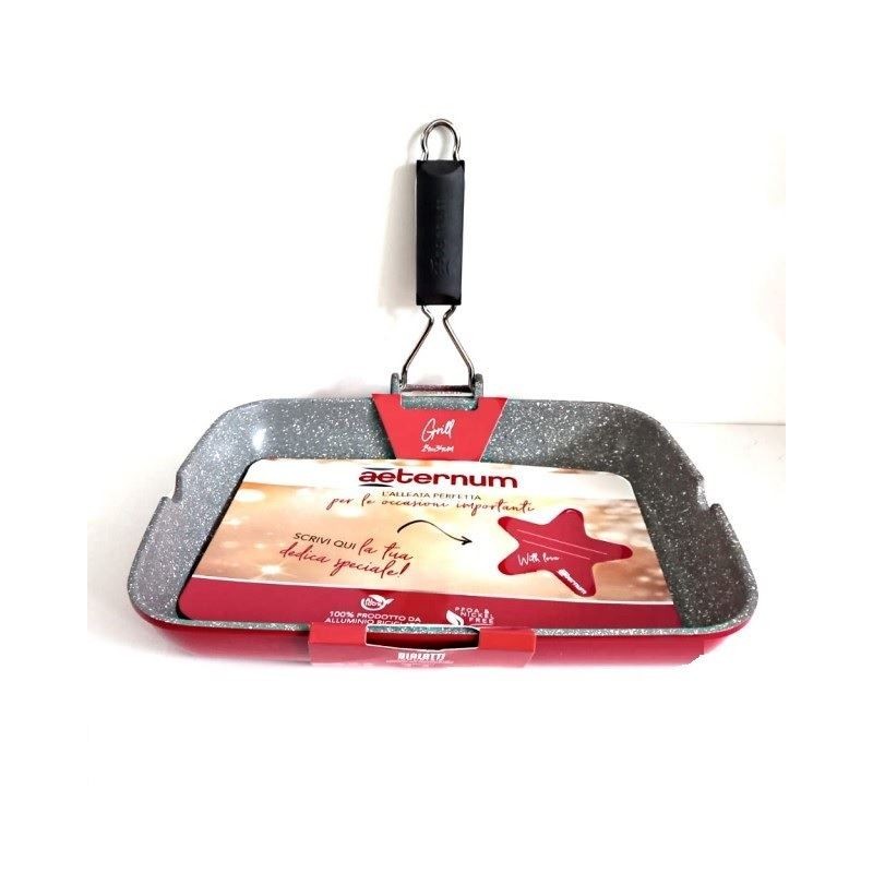 BISTECCHIERA ALLUM. AETERNUM SPARKLING GRILL 24x34cm