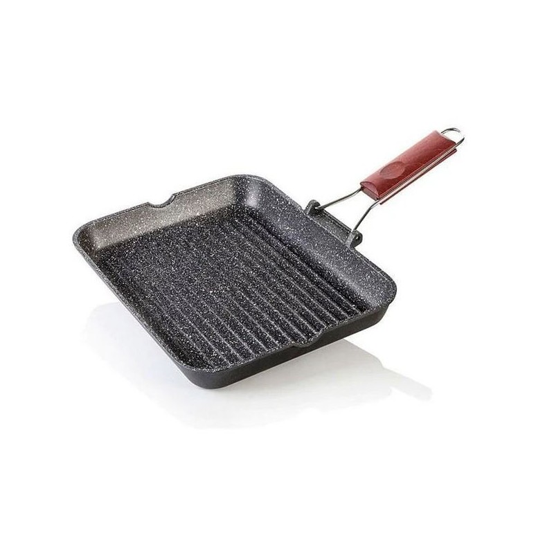 BISTECCHIERA ALLUM. DELIZIA 25x35cm 3035PS PIETRA C/DISCO