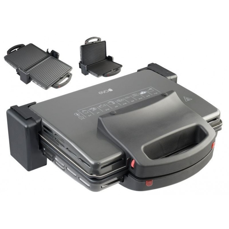 BISTECCHIERA TOSTIERA CONTACT GRILL 2000W CG9023 EVA