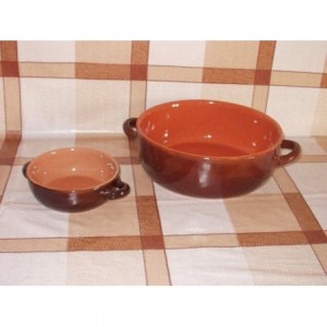 TERRACOTTA TEGAME BICOLORE...