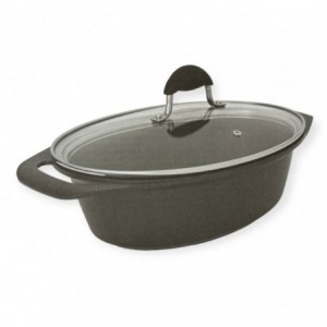CASSERUOLA OVALE BLACK...