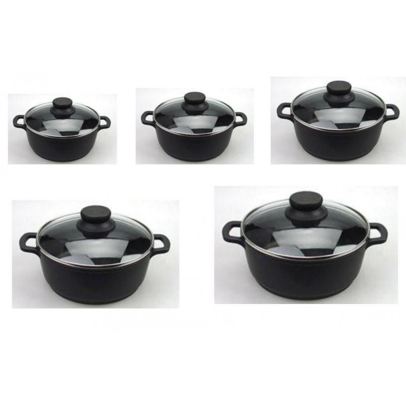 CASSERUOLA PRESSOFUSO 24cm C/VETRO 61294 GM