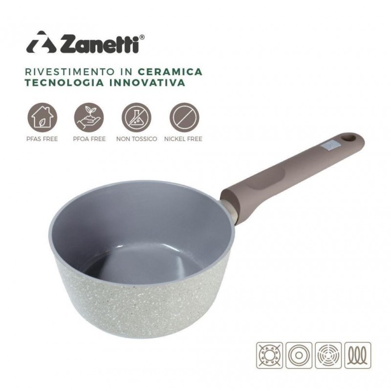 ORIGIN CASSERUOLA CERAMICA PIETRA INDUZIONE 1M 16cm ZANETTI