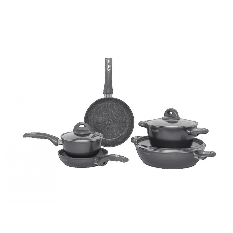 BATTERIA PENTOLE AETERNUM PETRAGRES ECOSOLUT. 8pz INDUZIONE