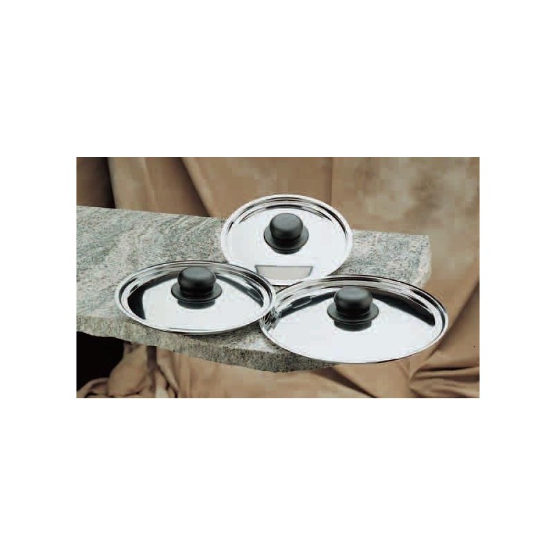 COPERCHIO INOX C/FASCIA 28cm CO128 RIVADOSSI