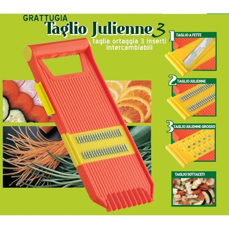 GRATTUGIA MULTIFUNZIONE AFFETTAVERDURE JULIENNE 3 7633 GC