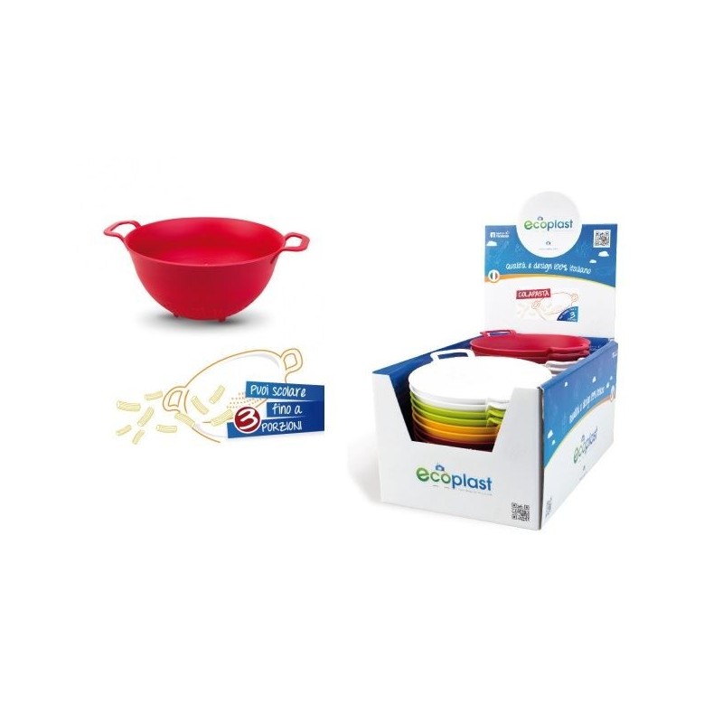 COLAPASTA PLASTICA ESSENTIAL 18cm CPAS18 ECOPLAST