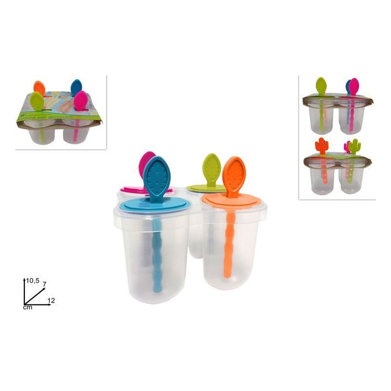 FORMETTA GELATO - GHIACCIOLI 4pz COLORATI 61428 DS