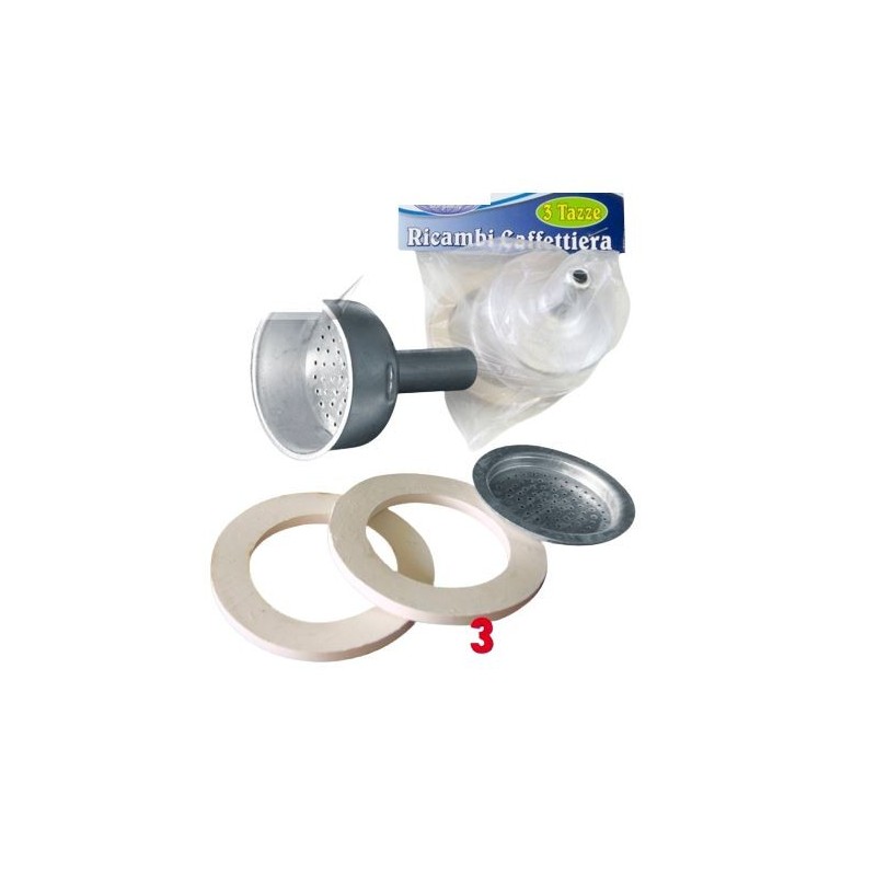 RICAMBIO CAFFETTIERA ITP GUARNIZIONI/IMBUTO/FILTRO 6tz 166473