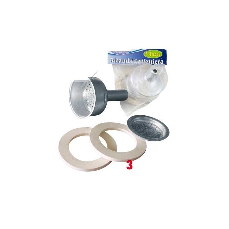 RICAMBIO CAFFETTIERA ITP GUARNIZIONI/IMBUTO/FILTRO 9 tz