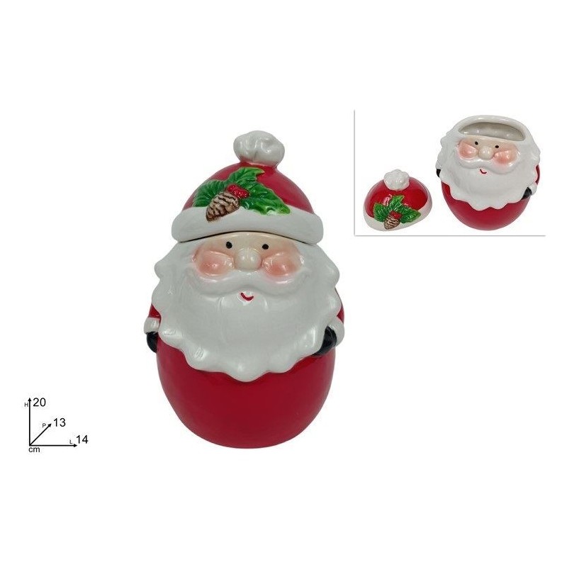 BARATTOLO CERAMICA BABBO NATALEcm 352640 DS