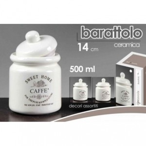 BARATTOLO CERAMICA BIANCA...