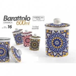 BARATTOLO CERAMICA DECORO...