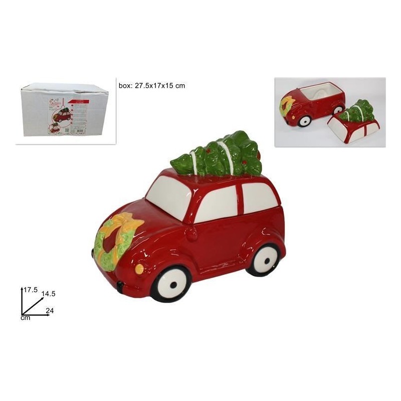 BARATTOLO CERAMICA FORMA AUTO 24cm 72418 DS