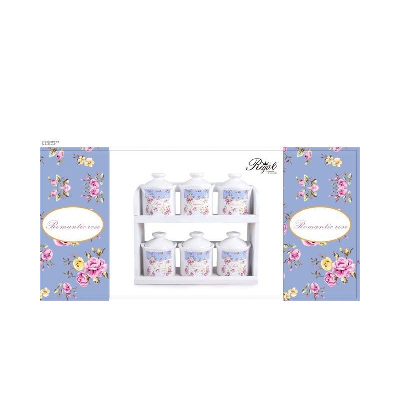 BARATTOLO CERAMICA ROMANTIC ROSE A/6 SPEZIE+ MENSOLA SUD