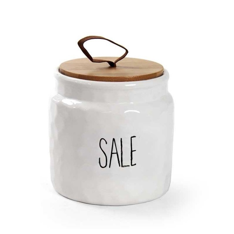 BARATTOLO CERAMICA TAP/BAMBOO SALE 14cm GICOS