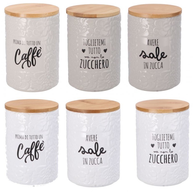 BARATTOLO CERAMICA TAPPO BAMBOO 78690 AD