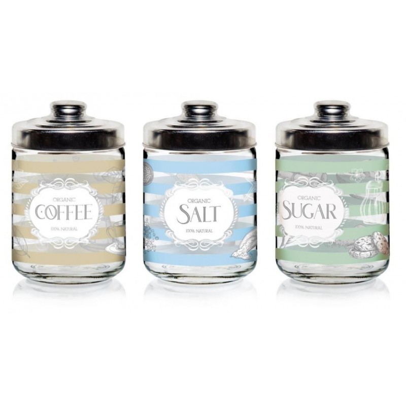 BARATTOLO VETRO A/3 TAP/ALLUM. SEASON M104870 800ml CERVE