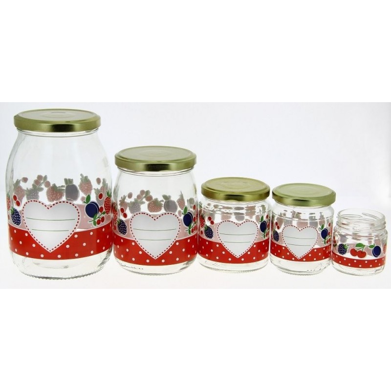 BARATTOLO VETRO CONSERVE 100cc DAFNE M65990 C/TAPPO CERVE