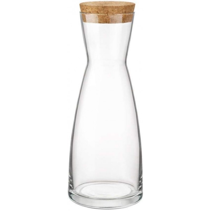 BOTTIGLIA DECANTER VETRO YPSILON 1lt C/TAPPO BORM