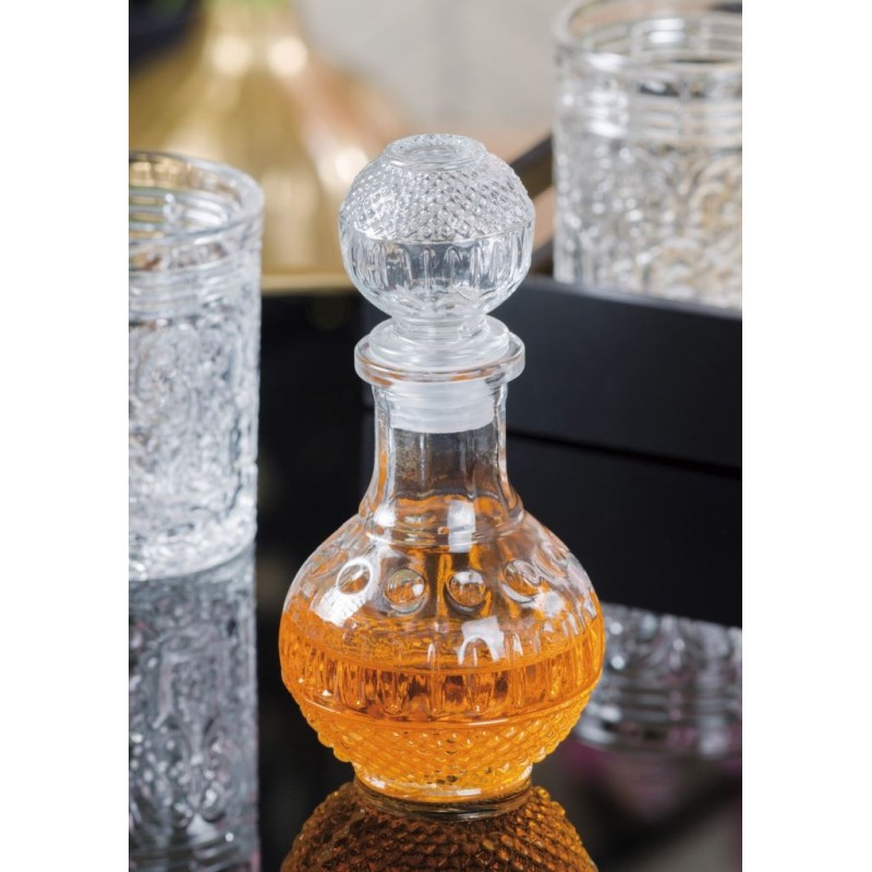 BOTTIGLIA LIQUORE VETRO TAPPO VETRO 250ml AD