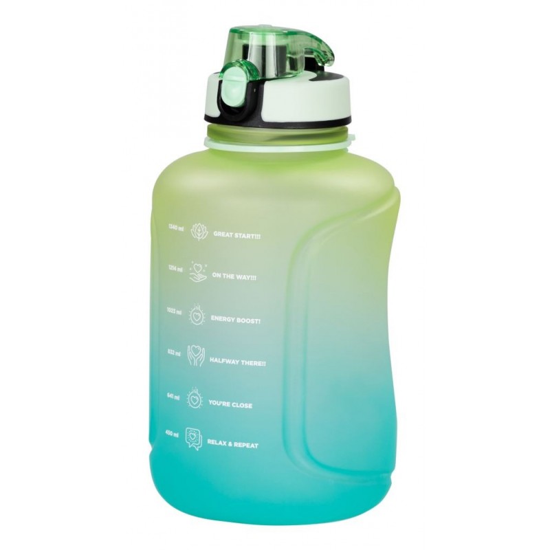 BORRACCIA FITNESS 1500ml CANNUCCIA e INDICATORE TEMPO DC