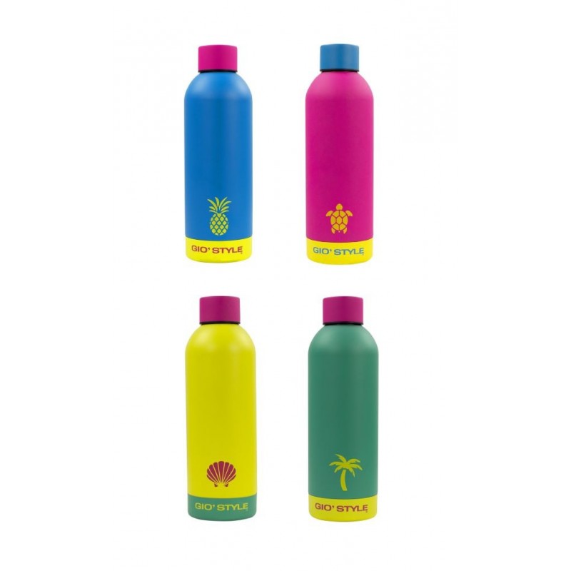BORRACCIA TERMICA GIOSTYLE FLUO COLORATA 500ml 3039