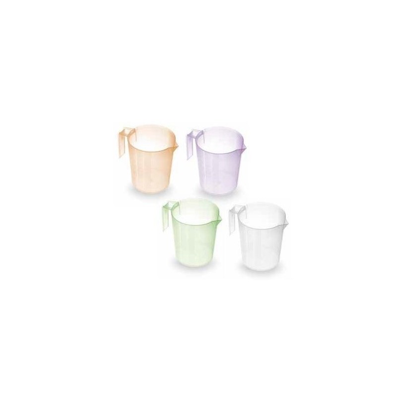 BROCCA CARAFFA PLASTICA GRADUATA VECA 1 litro 1845