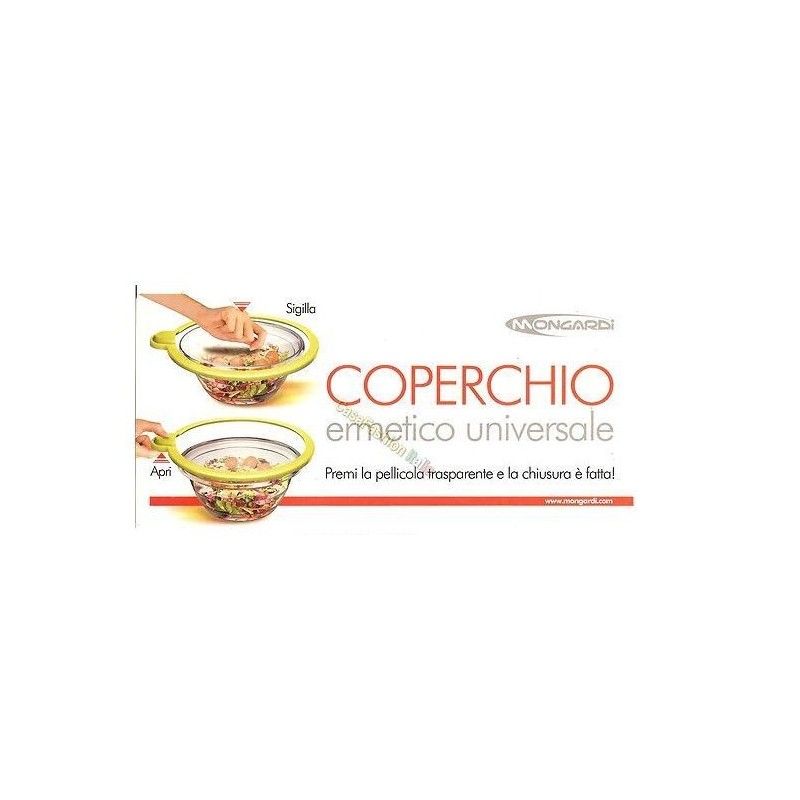 COPERCHI ERMETICI UNIVERSALI 2pz 21+15cm 2081
