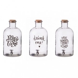 DISPENSER VETRO C/RUBINETTO...