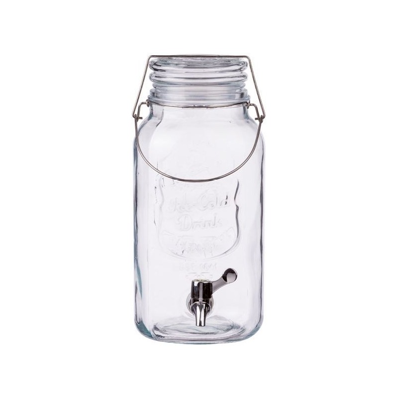 DISPENSER VETRO C/RUBINETTO 3lt 64082 AD