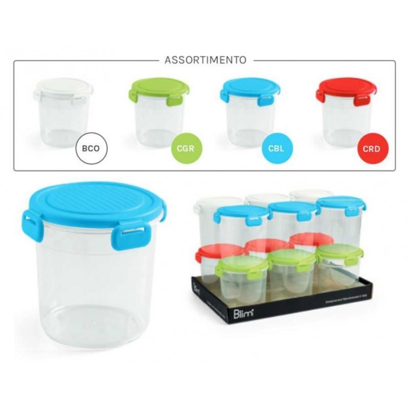 FRIGOBOX CLICK CLACK MY HOME TONDO 100cl 13,3x12,5cm VECA