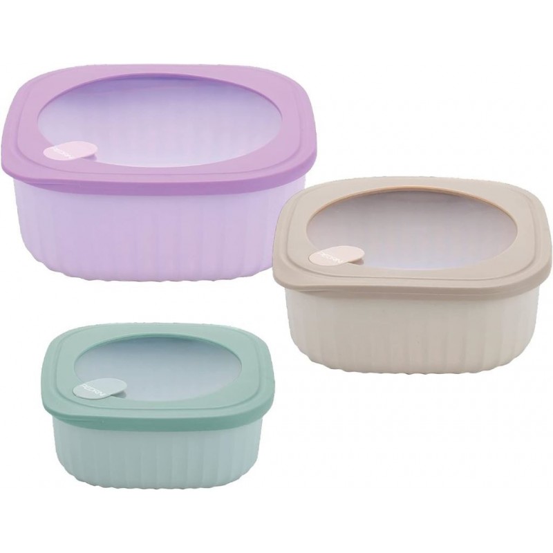 FRIGOBOX CONTENITORI COLOR 3 pezzi QUADRATI 04GD267 PEDRINI