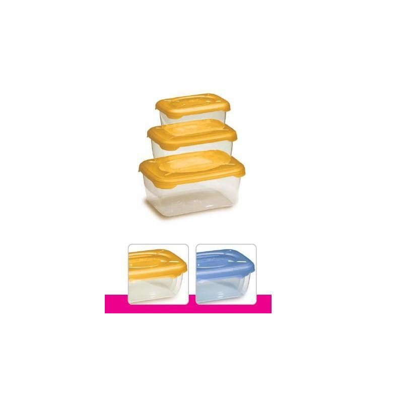 FRIGOBOX SET FRIGOBELLA 3 pezzi RETT. 0,50+1+1,90 litri B/F