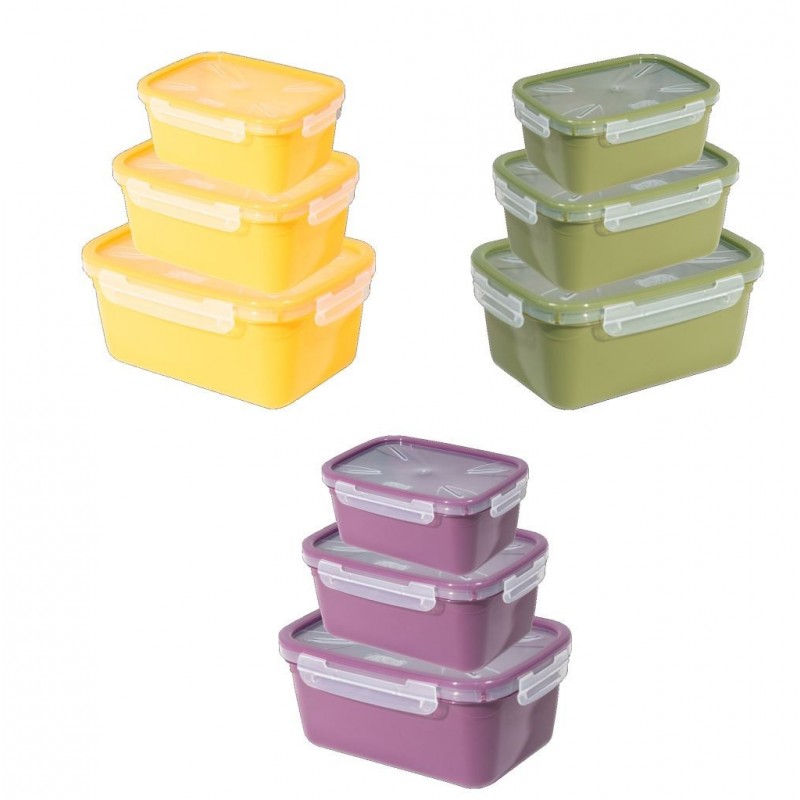 FRIGOBOX SET FRIGOCLICK 3 pezzi PANAMA 0,50+1+1,90 litri B/F