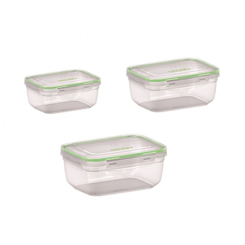 FRIGOBOX SET PEDRINI 3pz RETTANG. 04GD312